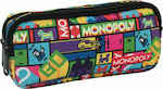 Diakakis Monopoly Pencil Case with 2 Compartments Multicolored