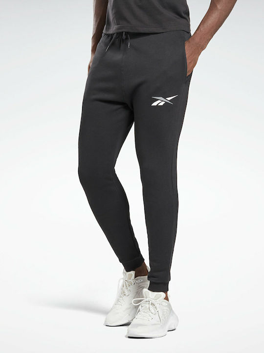 Reebok Vector Pantaloni de trening cu Elastic Negru HD4749