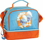 Gim Smurfs Shoulder Lunch Bag Blue L20 x W15 x H21cm