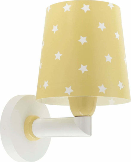 Ango Lumină de perete pentru copii Lumini LED Plastic Starlight Galben
