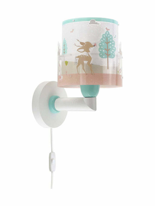Ango Παιδικό Φωτιστικό Τοίχου Led Πλαστικό Loving Deer
