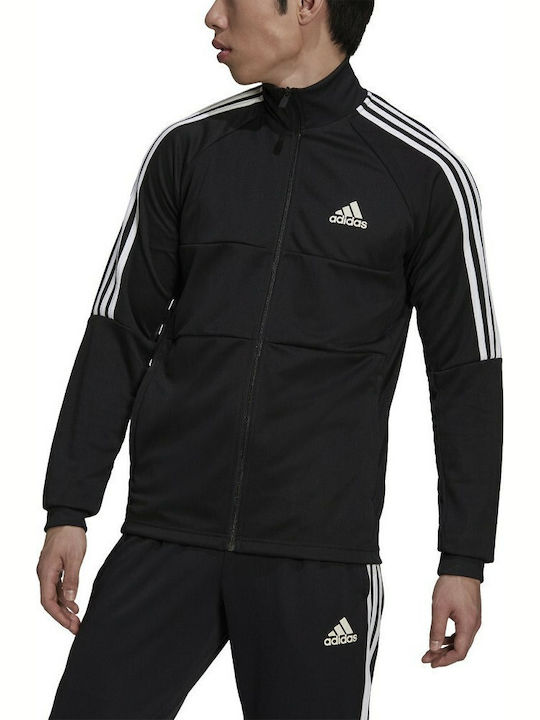 Sereno Cut 3-Stripes Мъжко Горнище на Анцуг Track Jacket Черно
