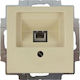 Abb Basic Μονή Πρίζα Δικτύου RJ45 χωρίς Πλαίσιο...