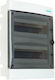 Geyer Walled 12-Elements Fuse Box with 2 Rows W260xH357xD70mm