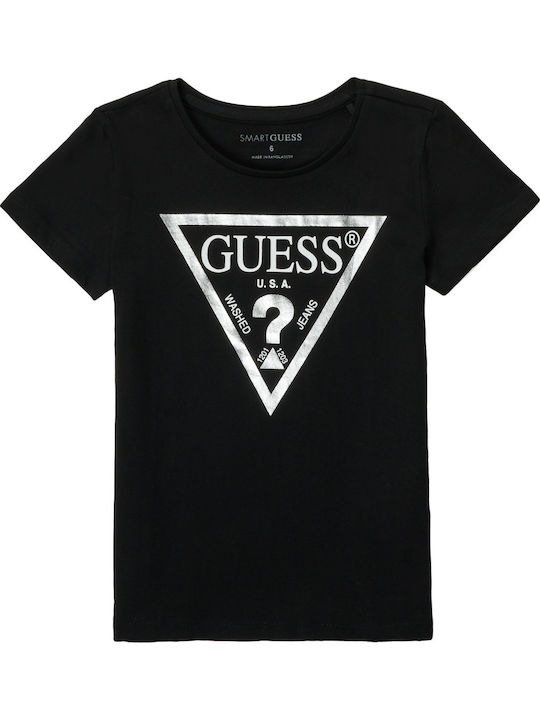 Guess Παιδικό T-shirt Μαύρο Refrit