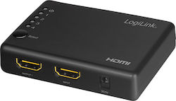 LogiLink 1x4-Портов 4K 30Hz Тънък HDMI Сплитер