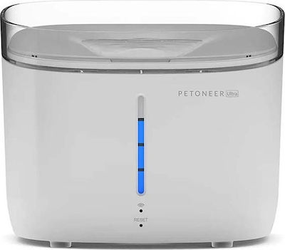 Petoneer Fresco Ultra Automatischer Katzenfütterer / Wasserspender Weiß 2lt FSW020