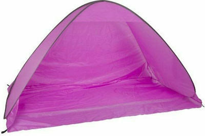 Aria Trade Beach Tent Pop Up 2 People Purple 200x125x110cm