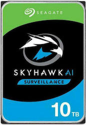 Seagate SkyHawk AI Surveillance 10TB HDD Festplatte 3.5" SATA III 7200Umdrehungen pro Minute mit 256MB Cache für Blockflöte / NAS / Server