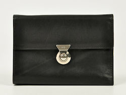 MS 706 Small Leather Women's Wallet Classic Black