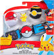 Jazwares Clip'N Go Poke Ball with Belt W6 Pokemon for Age 4+ (Miscellaneous Designs)