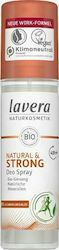 Lavera Natural & Strong Deo Φυσικό Αποσμητικό 48h σε Spray Χωρίς Αλουμίνιο 75ml