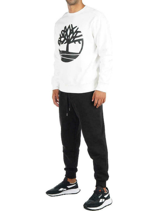 Timberland Core Tree Ανδρικό Φούτερ Fleece Λευκό