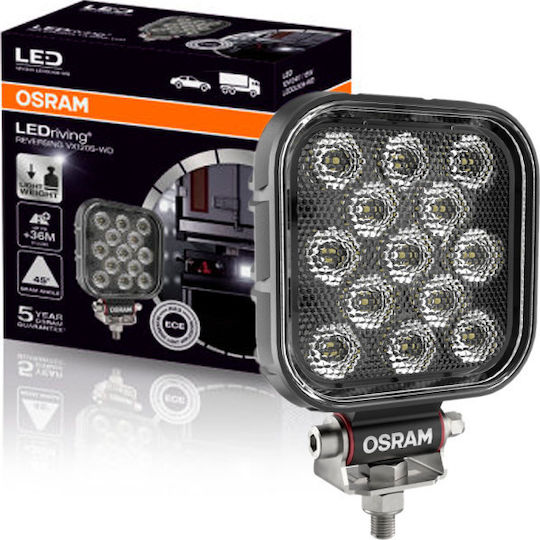 Osram FX120S-WD Τετράγωνος Αδιάβροχος Προβολέας Αυτοκινήτου LED Universal 24V 15W 1τμχ