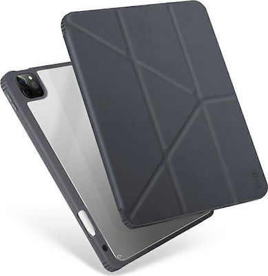 Uniq Moven Klappdeckel Kunststoff / Synthetisches Leder Charcoal Grey (iPad Pro 2021 12,9 Zoll) UNIQ-NPDP12.9(2021)-MOVGRY