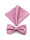 Legend Accessories Bow Tie Set with Pochette Pink Legend