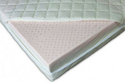 Beboulino Anatomic Crib Mattress Aloe Vera with Latex 60x120x12cm