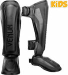 Venum Elite Shin Guards Kids Black