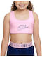 Nike Swoosh Παιδικό Μπουστάκι Dri-Fit Ροζ