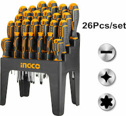 Ingco Set 26 Screwdrivers