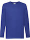 Kids' Shirt Long Sleeve Blue Children's Blouse