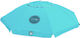 Campo Campo Samba 200 Beach Umbrella Diameter 1.9m with UV Protection Light Blue