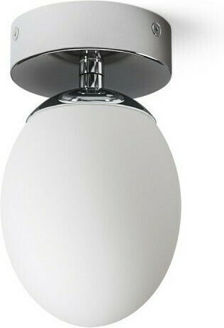 Rendl Light Studio Meringue Deckenleuchte Badezimmer 11cm Silber mit Fassung G9