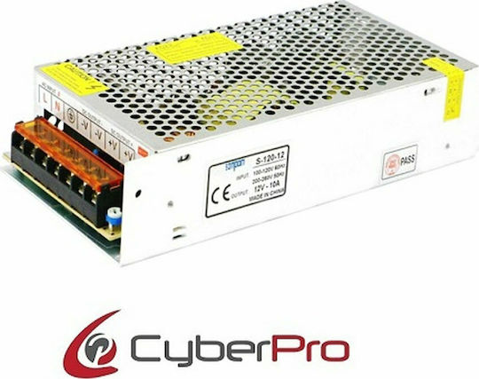 CyberPro Power Supply for CCTV Systems 12V-10A CP-PS120-12-10A