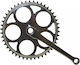 M-Wave Fahrradkurbel 1/2 x 1/8 (46 Z) mit Mittelantrieb Thompson