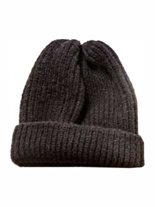 Verde 12-247 Ribbed Beanie Cap Black