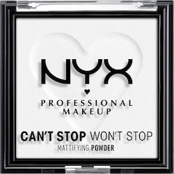 Nyx Professional Makeup Can't Stop Won't Stop Matte Powder 11 Brightening Translucen 6gr