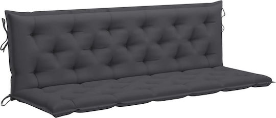 vidaXL Възглавница за Градинска Люлка Въглени 180x50см. 315028