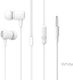 Borofone BM43 În ureche Handsfree cu Mufă 3.5mm Alb