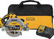 DEWALT Δισκοπρίονο 18V 1x5Ah με Σύστημα Αναρρόφησης