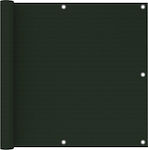 vidaXL Διαχωριστικό Σκίασης σε Ρολό Πράσινο 0.9x6m από HDPE