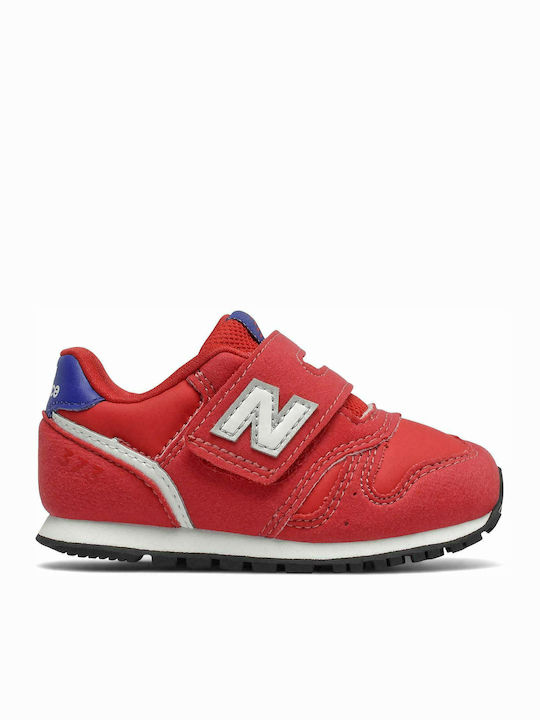 New Balance 373 Kids Sneakers with Scratch Red