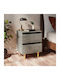 Nachttisch Grey Concrete 40x35x50cm