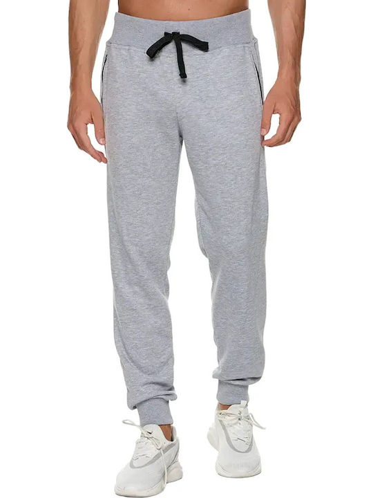Bodymove Sweatpants with Elastic Gray Melange