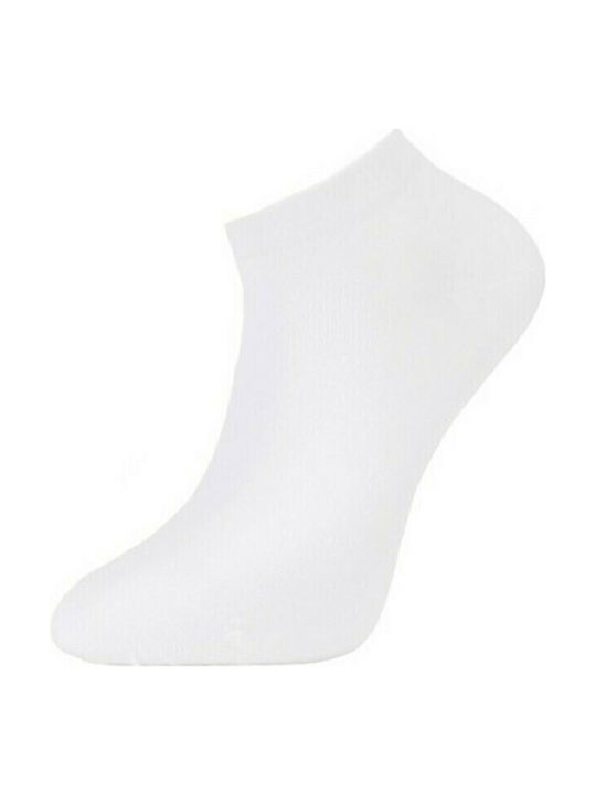 Dundar 2028 Men's Solid Color Socks White