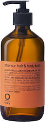 Oway SunWay After Sun Hair and Body Bubble Bath Gel for Brightening 240ml