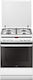 Amica 618GE3.39HZpTaDpNA(W) Aragaz 65lt cu Plite pe Gaz Lichefiat L60cm. White