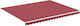 vidaXL Replacement Awning Burgundy 3.5x4.5m