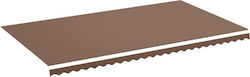 vidaXL Replacement Awning Brown with PU Coating...