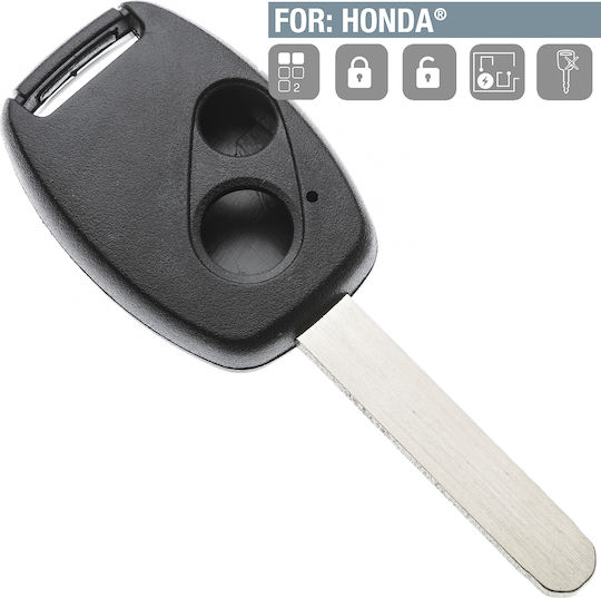 Silca Κέλυφος Κλειδιού Αυτοκινήτου με Λάμα για Honda με 2 Κουμπιά