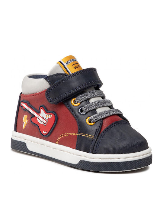 Mayoral Παιδικά Sneakers High με Σκρατς Πολύχρωμα