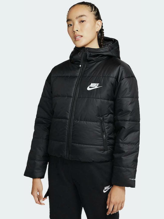 Nike Κοντό Γυναικείο Puffer Μπουφάν για Χειμώνα...