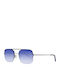 Web Men's Sunglasses with Silver Metal Frame WE0275 16W