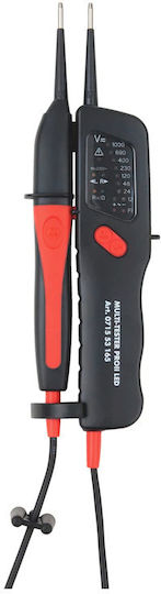 Wurth Voltage Tester PRO II LED AC/DC CAT IV with Measurement Range 6 - 1400V