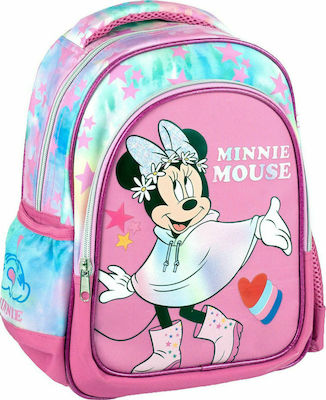Back Me Up Minnie Nature Σχολική Τσάντα Πλάτης Νηπιαγωγείου σε Ροζ χρώμα