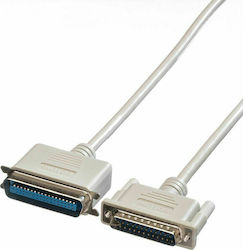 Roline Καλώδιο RS232 25-pin male σε Serial 36-pin male 9m